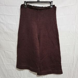 Hand knit gaucho pants
